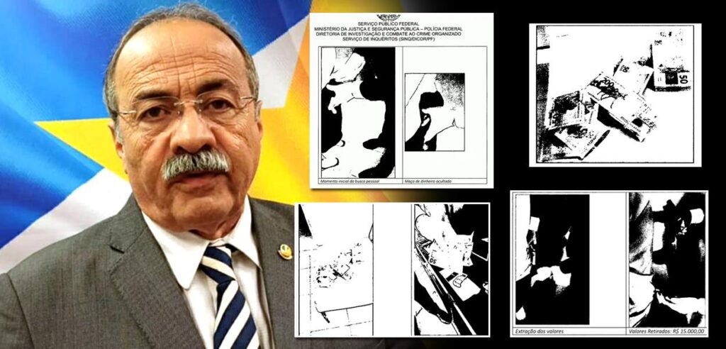 Senador Chico Rodrigues durante evento oficial – caso do dinheiro na cueca repercute no Senado.